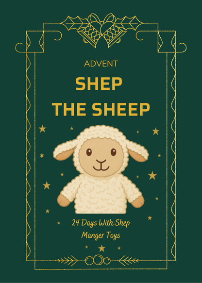 Advent Shep the Sheep + 24 Day Devotional Book