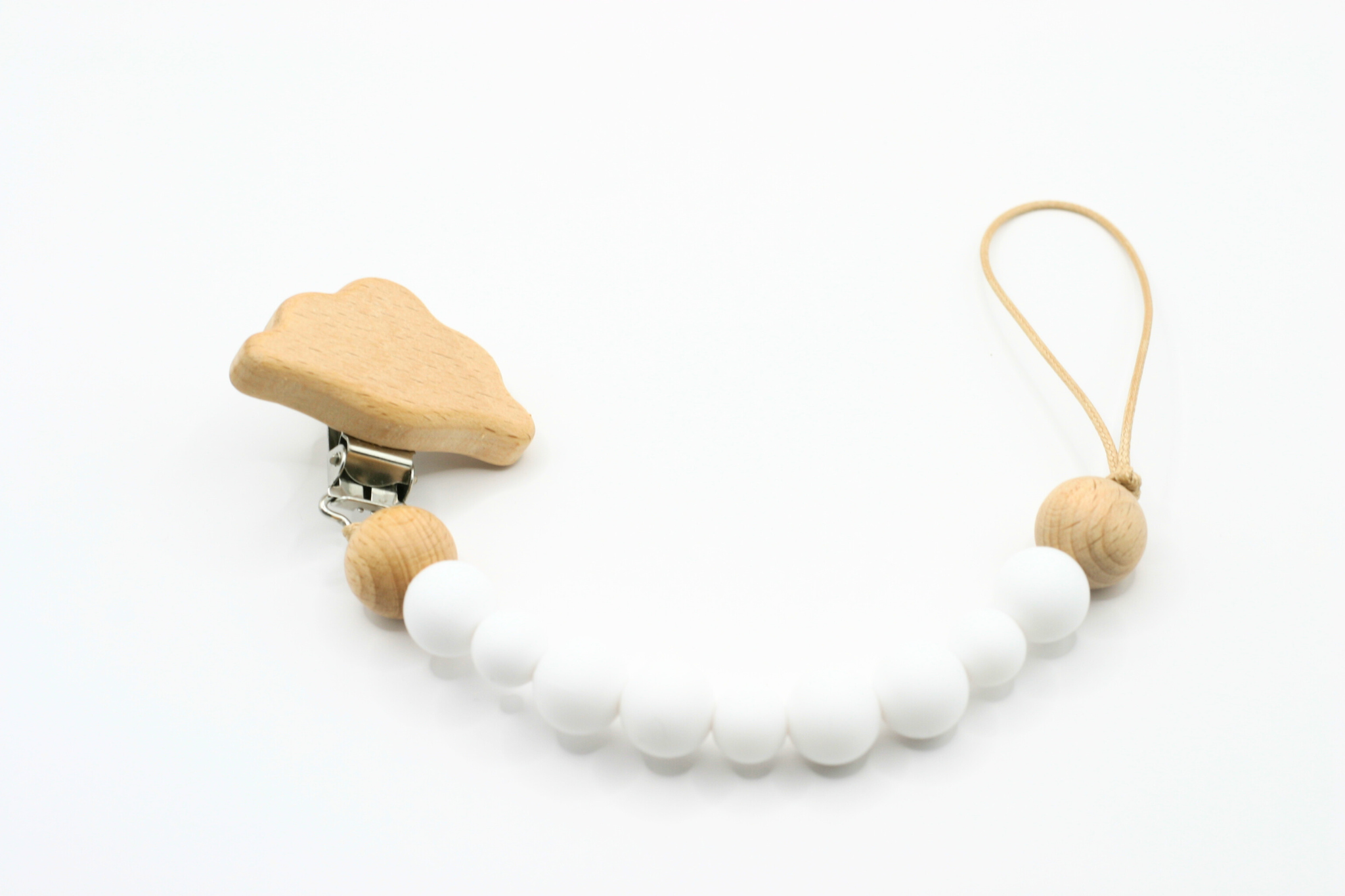 Heavenly Teether Ring + Pacifier Clip