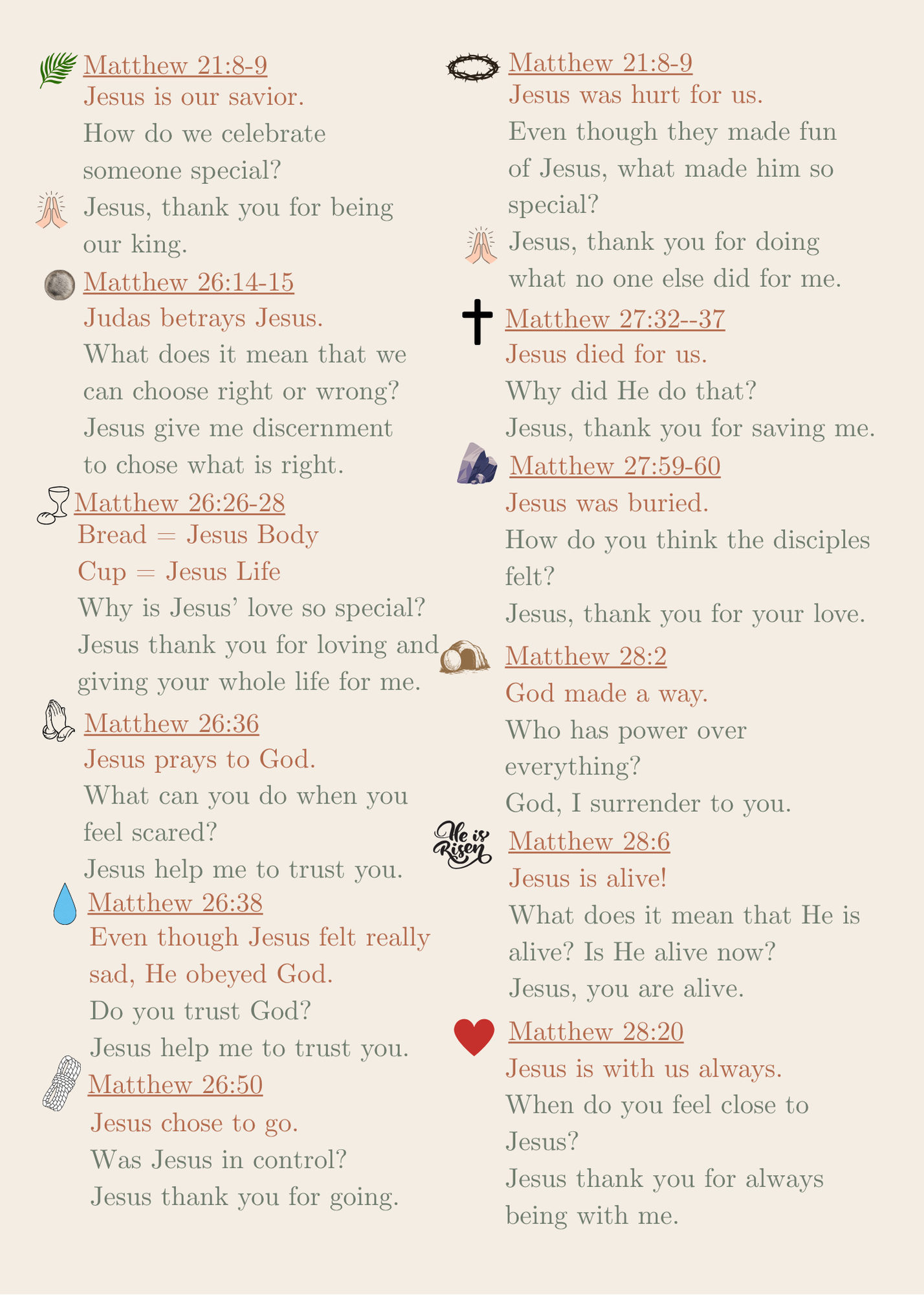 The Easter Story Puzzle