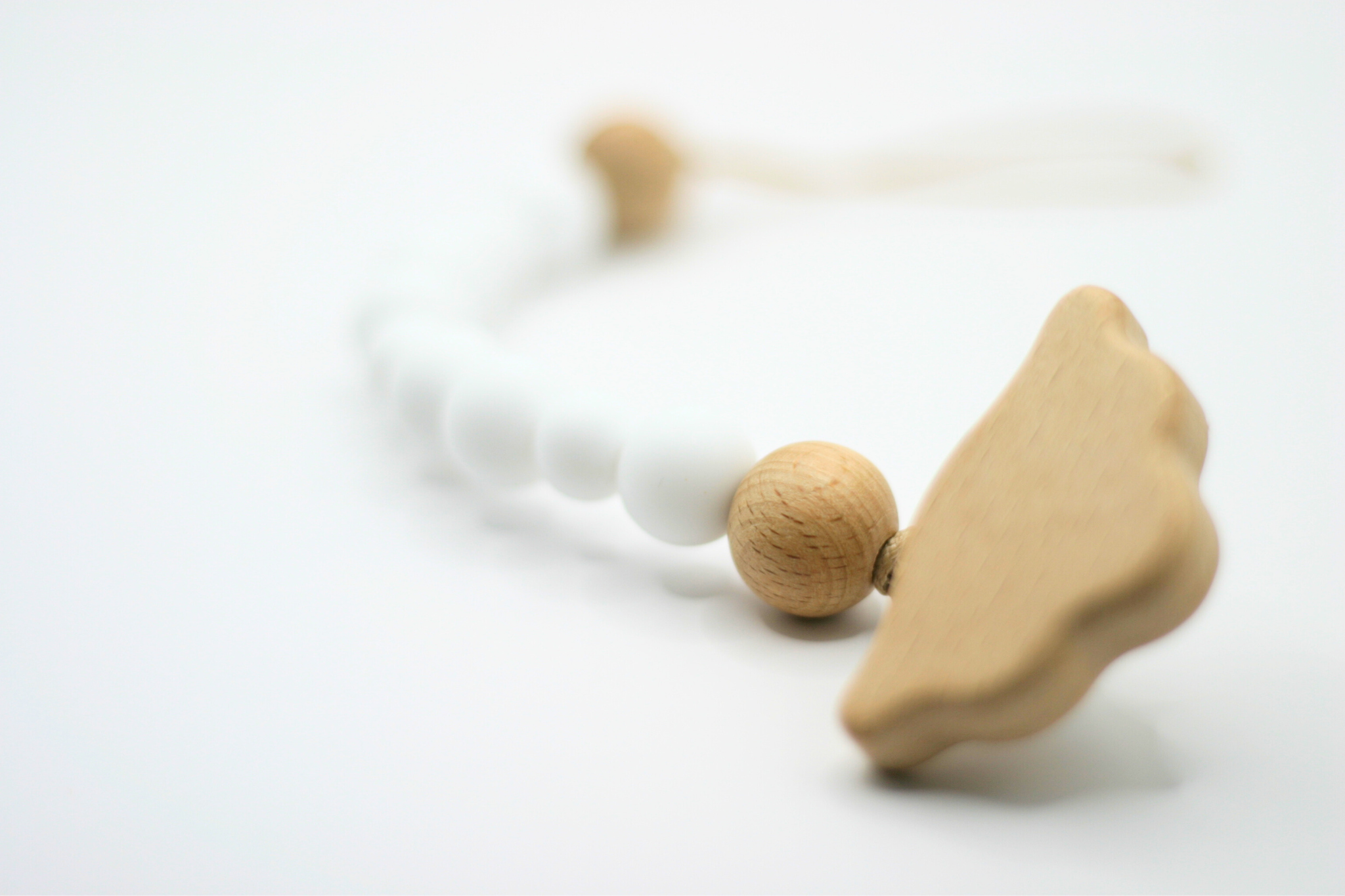 Heavenly Teether Ring + Pacifier Clip