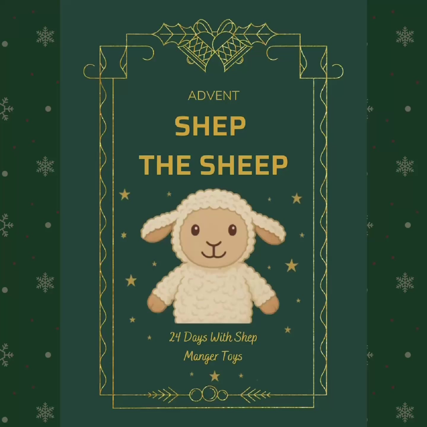 Advent Shep the Sheep + 24 Day Devotional Book