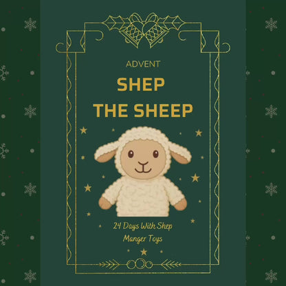 Advent Shep the Sheep + 24 Day Devotional Book
